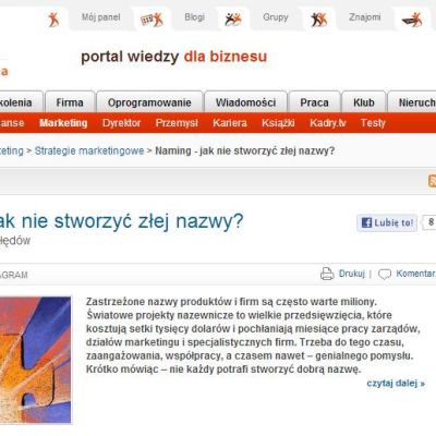 jak nie stworzyć złej nazwy